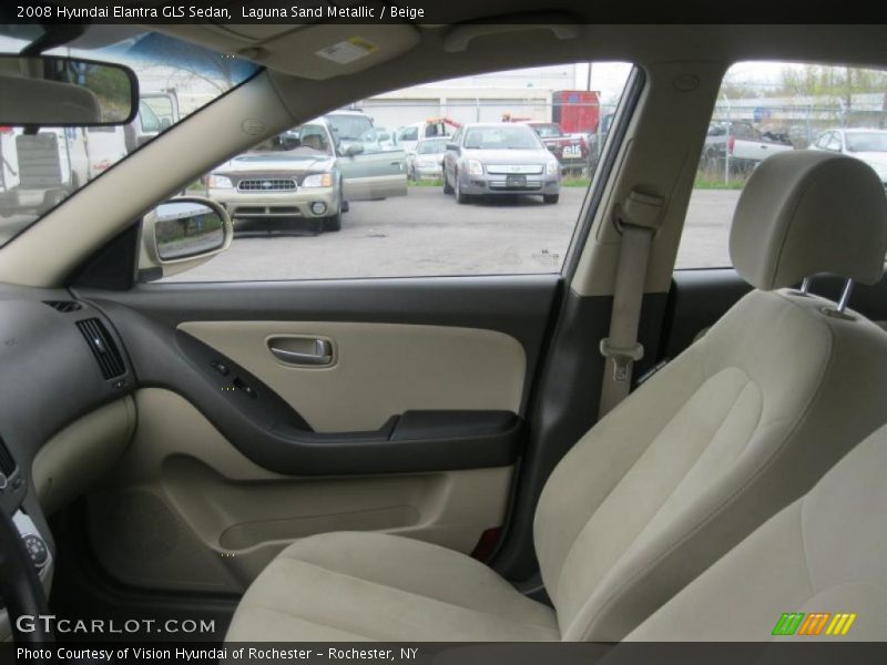 Laguna Sand Metallic / Beige 2008 Hyundai Elantra GLS Sedan