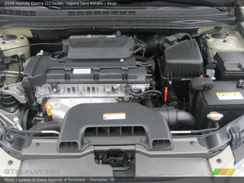 Laguna Sand Metallic / Beige 2008 Hyundai Elantra GLS Sedan