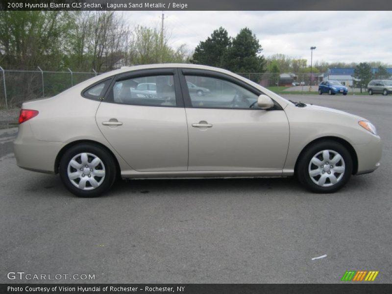 Laguna Sand Metallic / Beige 2008 Hyundai Elantra GLS Sedan