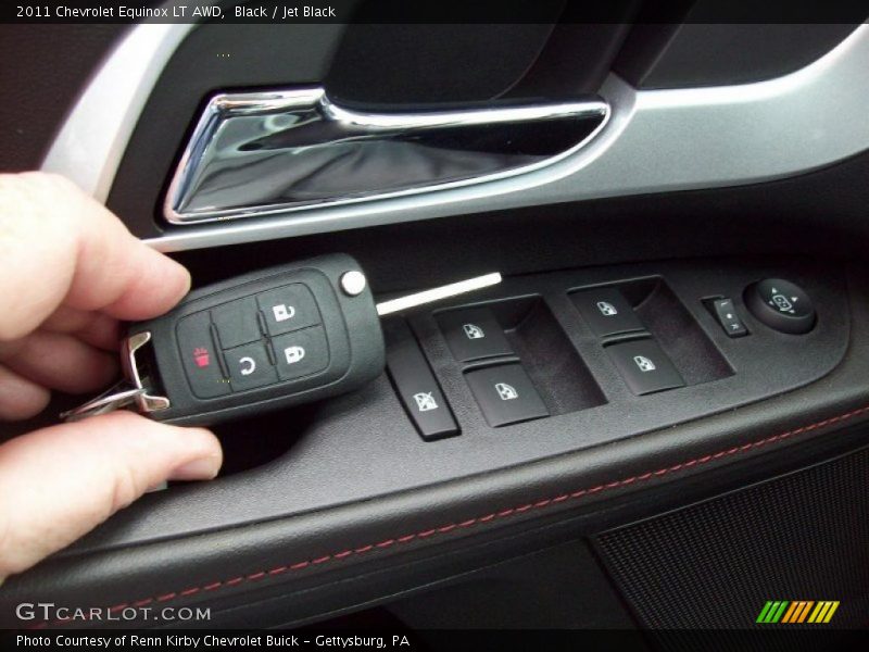 Black / Jet Black 2011 Chevrolet Equinox LT AWD