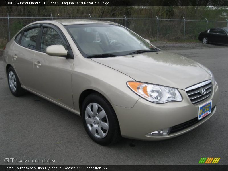 Laguna Sand Metallic / Beige 2008 Hyundai Elantra GLS Sedan