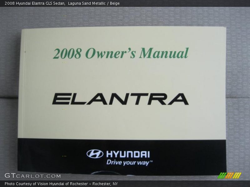 Laguna Sand Metallic / Beige 2008 Hyundai Elantra GLS Sedan