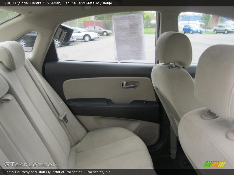 Laguna Sand Metallic / Beige 2008 Hyundai Elantra GLS Sedan
