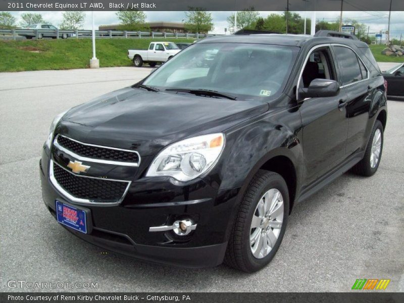 Black / Jet Black 2011 Chevrolet Equinox LT AWD