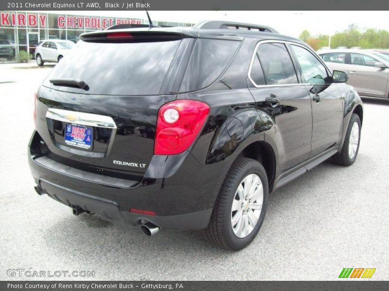Black / Jet Black 2011 Chevrolet Equinox LT AWD