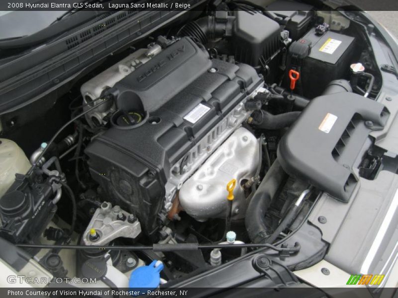 Laguna Sand Metallic / Beige 2008 Hyundai Elantra GLS Sedan