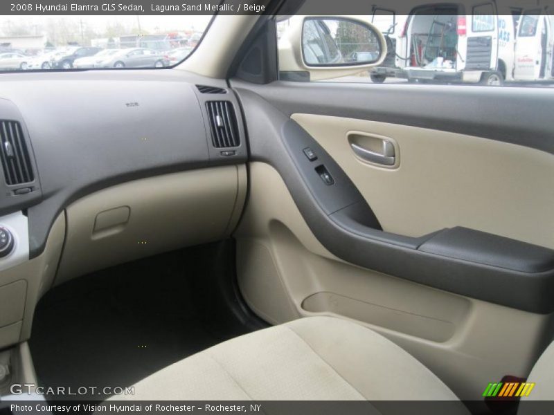 Laguna Sand Metallic / Beige 2008 Hyundai Elantra GLS Sedan