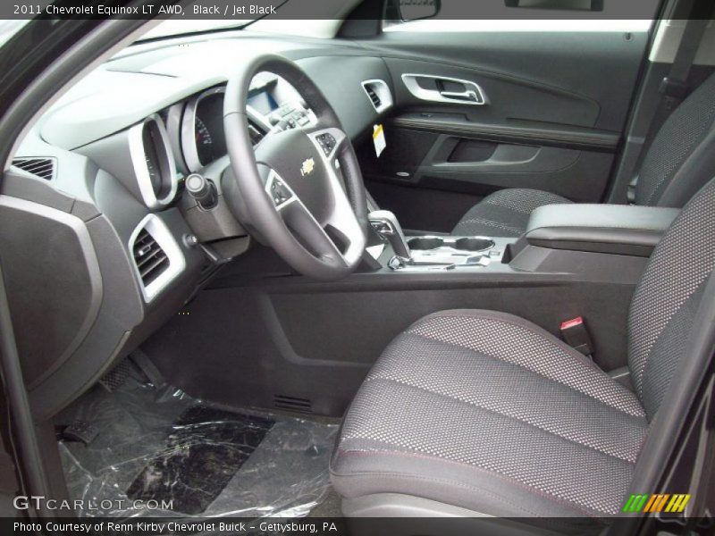  2011 Equinox LT AWD Jet Black Interior