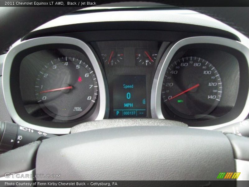 Black / Jet Black 2011 Chevrolet Equinox LT AWD
