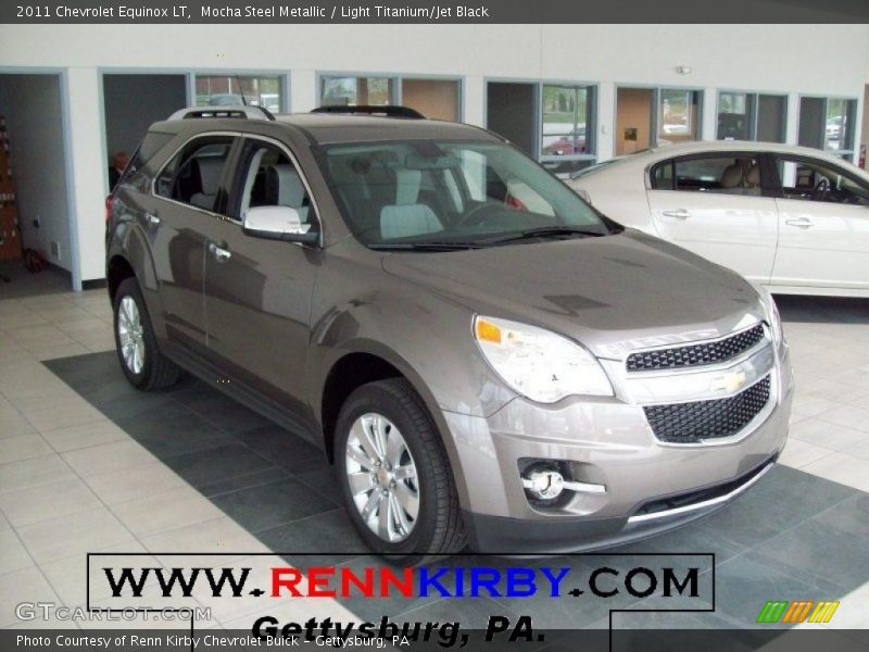 Mocha Steel Metallic / Light Titanium/Jet Black 2011 Chevrolet Equinox LT