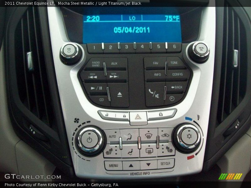 Controls of 2011 Equinox LT