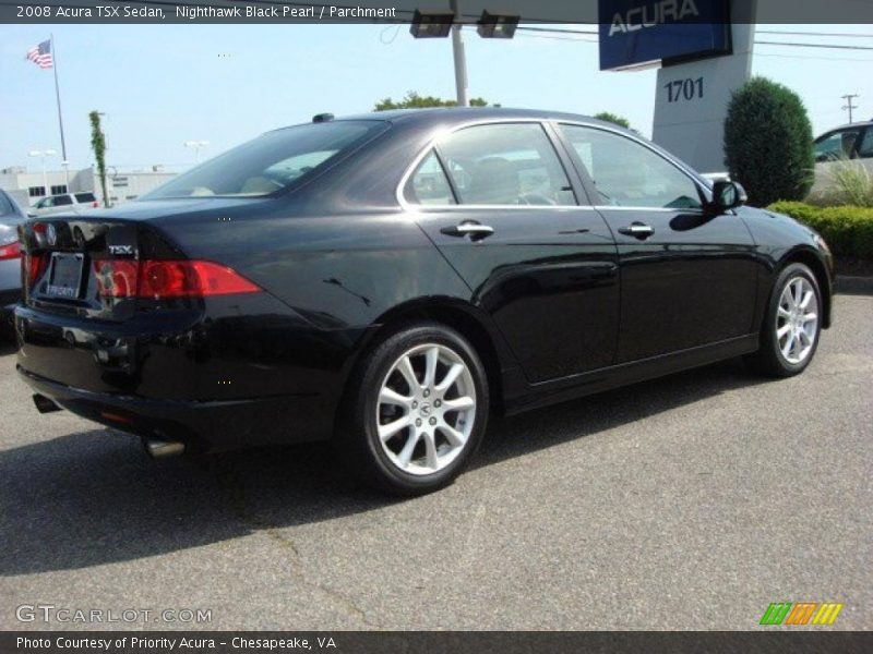 Nighthawk Black Pearl / Parchment 2008 Acura TSX Sedan