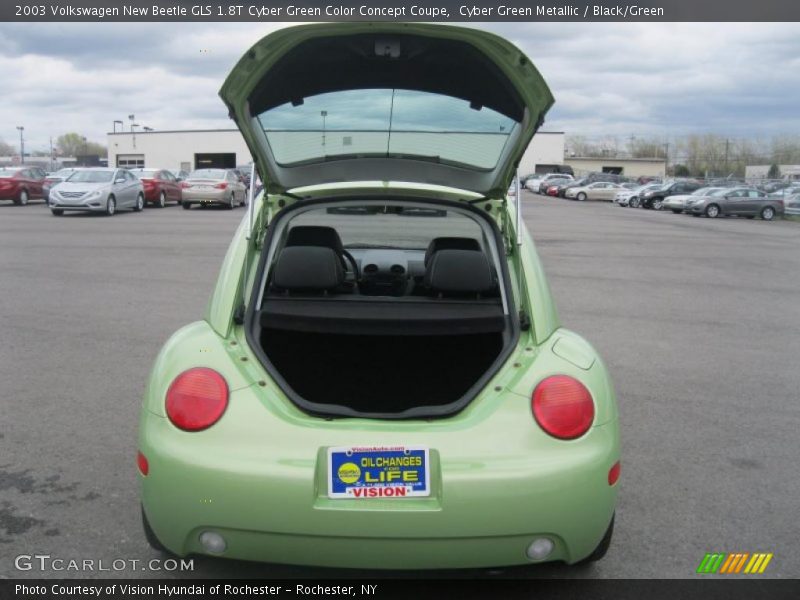 Cyber Green Metallic / Black/Green 2003 Volkswagen New Beetle GLS 1.8T Cyber Green Color Concept Coupe