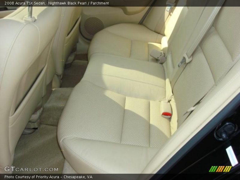 Nighthawk Black Pearl / Parchment 2008 Acura TSX Sedan