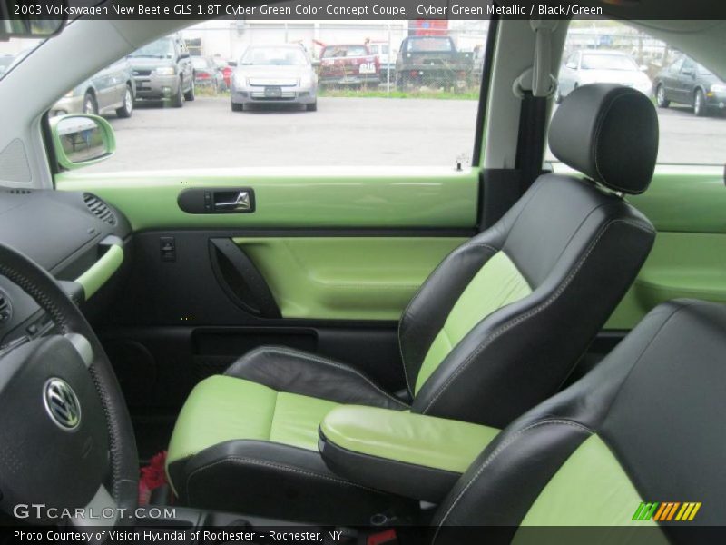  2003 New Beetle GLS 1.8T Cyber Green Color Concept Coupe Black/Green Interior