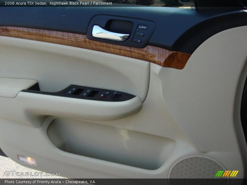 Nighthawk Black Pearl / Parchment 2008 Acura TSX Sedan