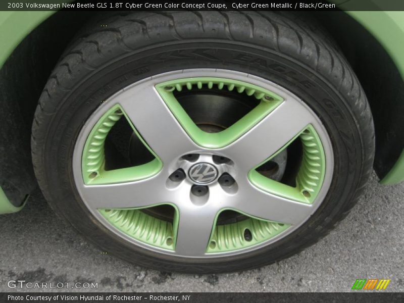  2003 New Beetle GLS 1.8T Cyber Green Color Concept Coupe Wheel