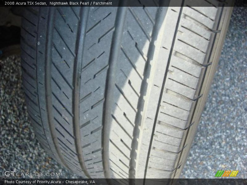 Nighthawk Black Pearl / Parchment 2008 Acura TSX Sedan