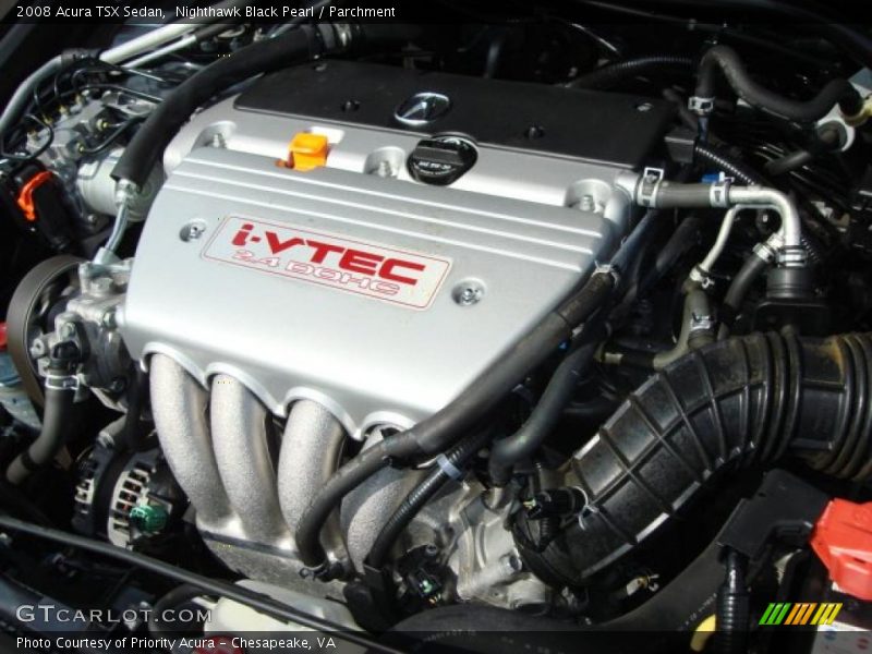Nighthawk Black Pearl / Parchment 2008 Acura TSX Sedan