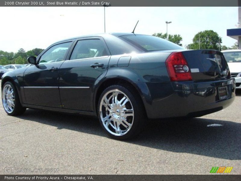 Steel Blue Metallic / Dark Slate Gray 2008 Chrysler 300 LX