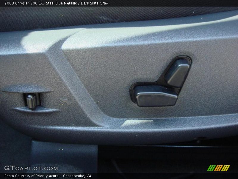 Steel Blue Metallic / Dark Slate Gray 2008 Chrysler 300 LX