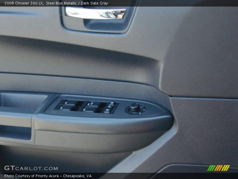 Steel Blue Metallic / Dark Slate Gray 2008 Chrysler 300 LX