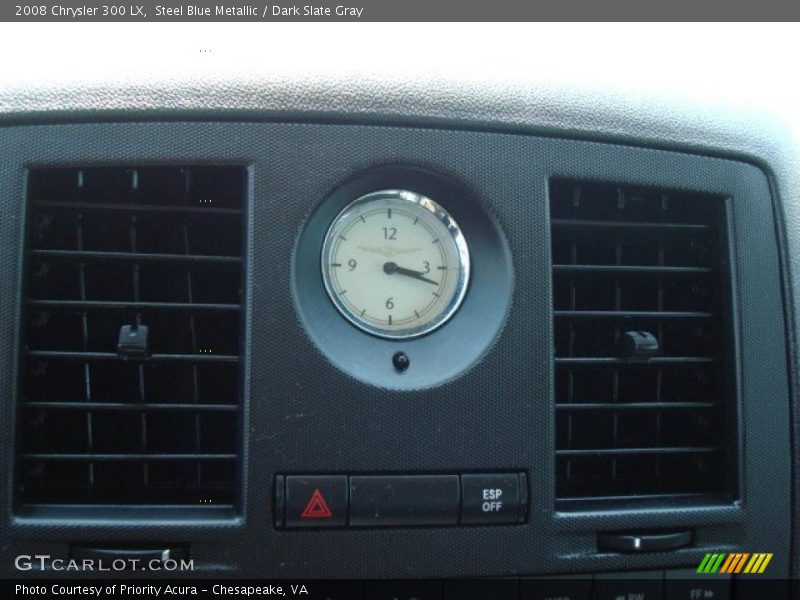 Steel Blue Metallic / Dark Slate Gray 2008 Chrysler 300 LX