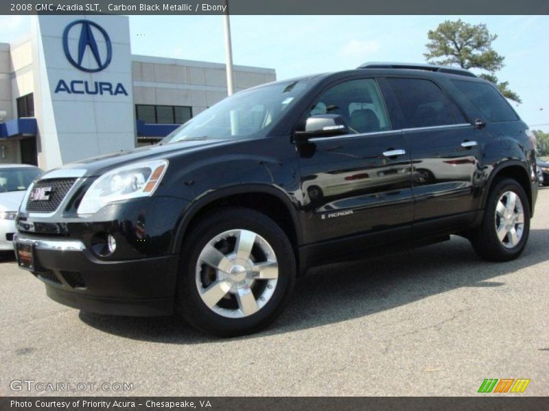 Carbon Black Metallic / Ebony 2008 GMC Acadia SLT
