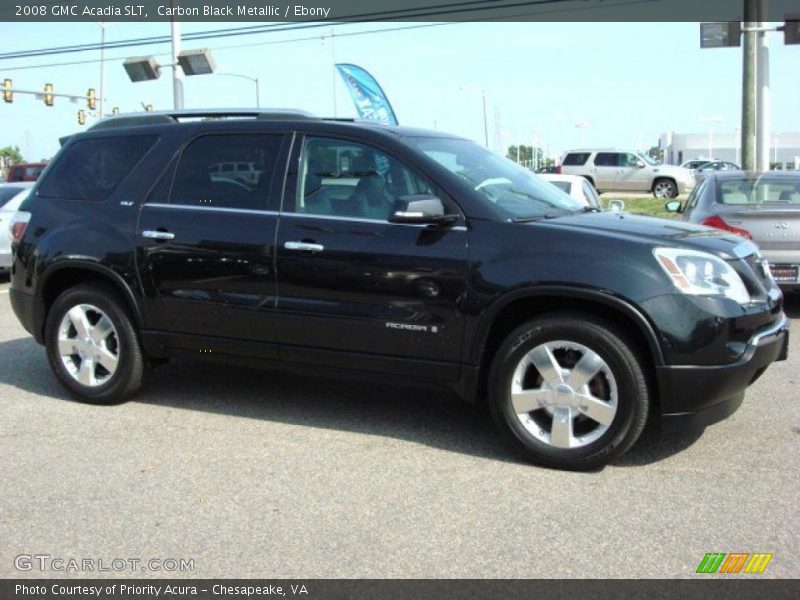 Carbon Black Metallic / Ebony 2008 GMC Acadia SLT