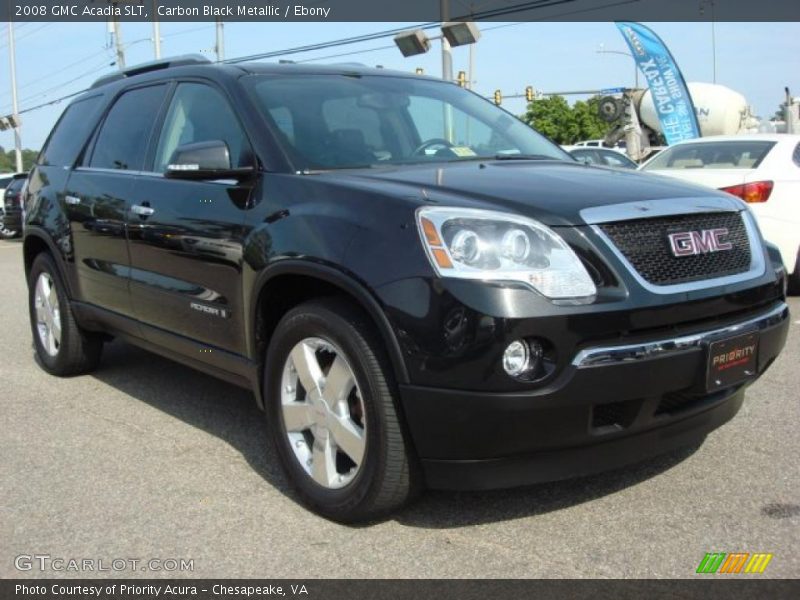 Carbon Black Metallic / Ebony 2008 GMC Acadia SLT