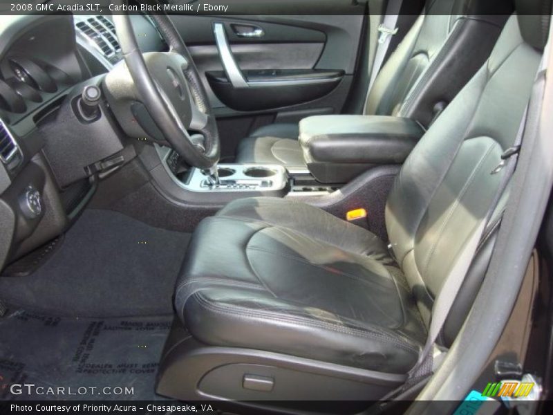 Carbon Black Metallic / Ebony 2008 GMC Acadia SLT