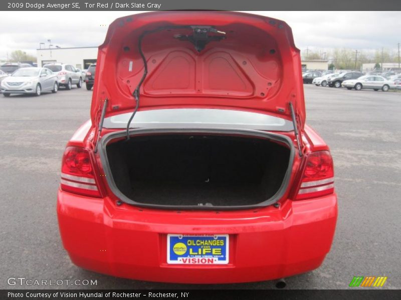 Tor Red / Dark Slate Gray 2009 Dodge Avenger SE