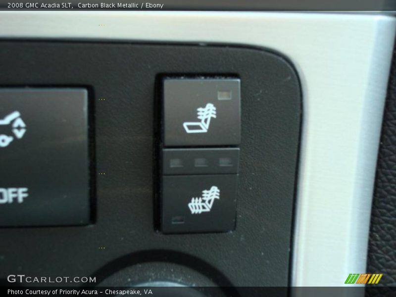 Carbon Black Metallic / Ebony 2008 GMC Acadia SLT
