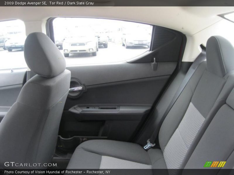 Tor Red / Dark Slate Gray 2009 Dodge Avenger SE