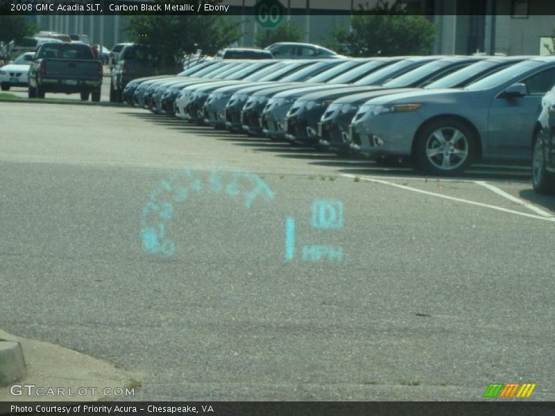 Carbon Black Metallic / Ebony 2008 GMC Acadia SLT