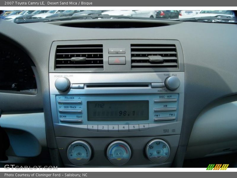 Desert Sand Mica / Bisque 2007 Toyota Camry LE