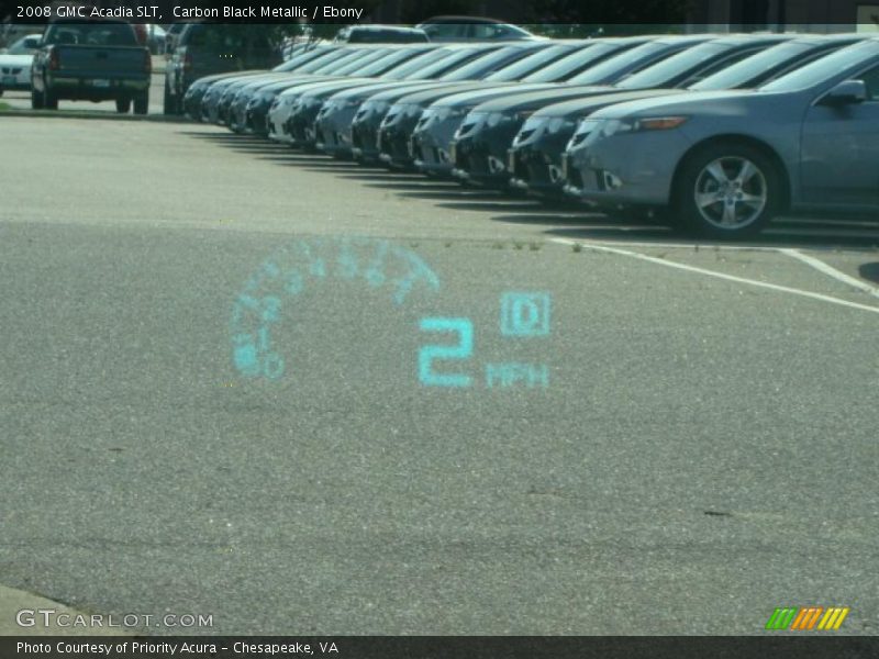 Carbon Black Metallic / Ebony 2008 GMC Acadia SLT
