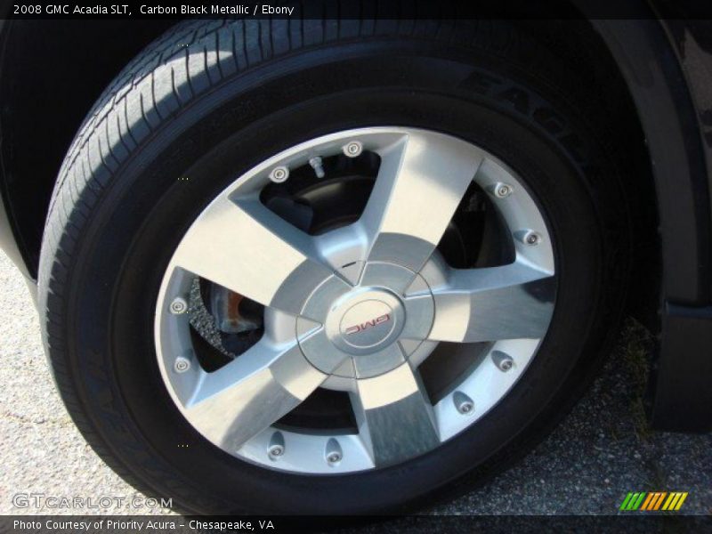 Carbon Black Metallic / Ebony 2008 GMC Acadia SLT