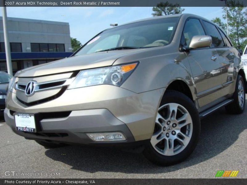 Desert Rock Metallic / Parchment 2007 Acura MDX Technology
