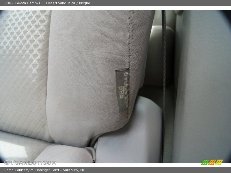 Desert Sand Mica / Bisque 2007 Toyota Camry LE