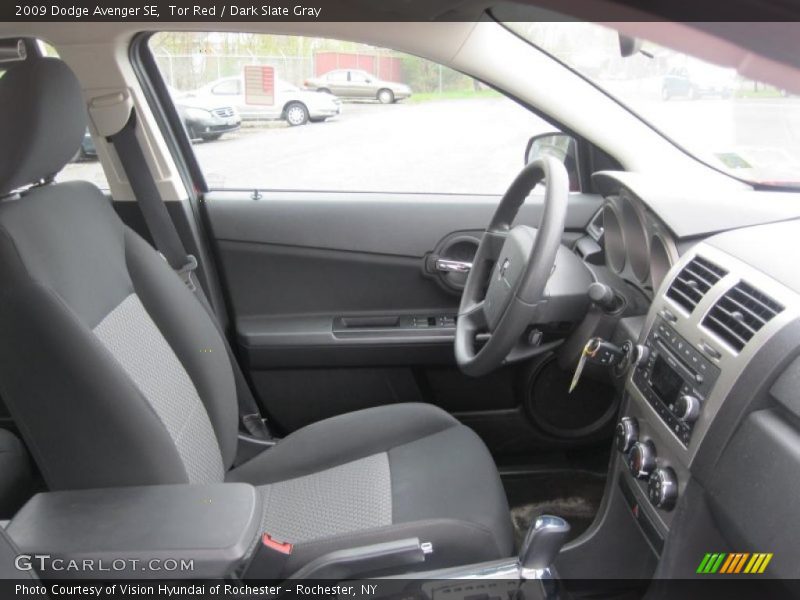 Tor Red / Dark Slate Gray 2009 Dodge Avenger SE