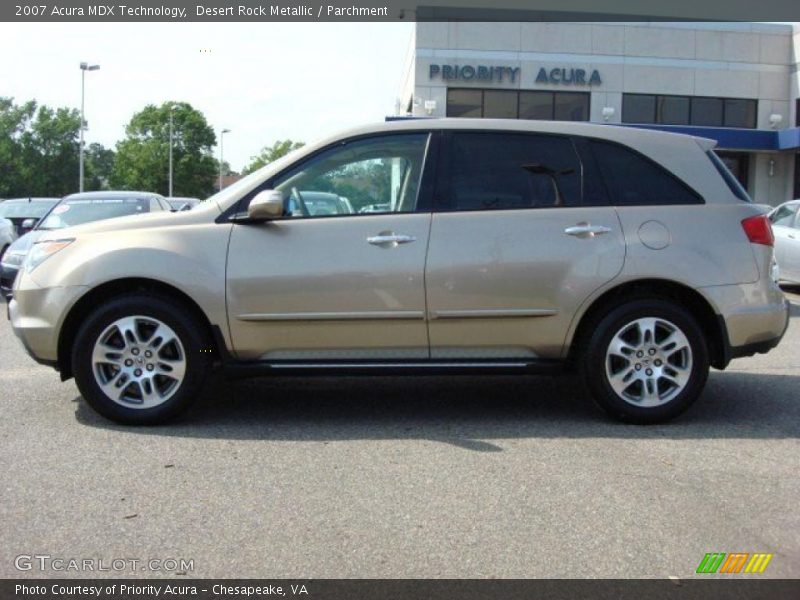 Desert Rock Metallic / Parchment 2007 Acura MDX Technology