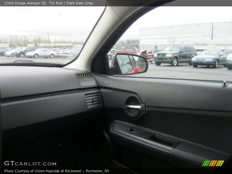 Tor Red / Dark Slate Gray 2009 Dodge Avenger SE