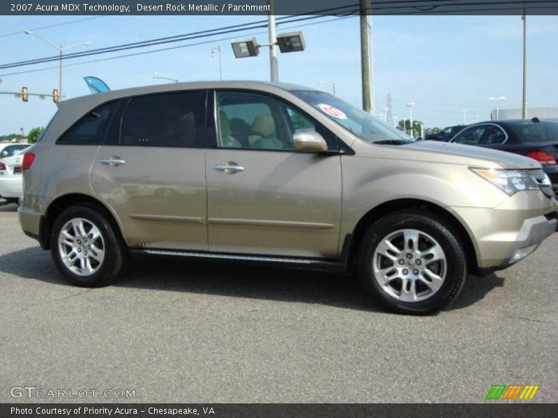 Desert Rock Metallic / Parchment 2007 Acura MDX Technology