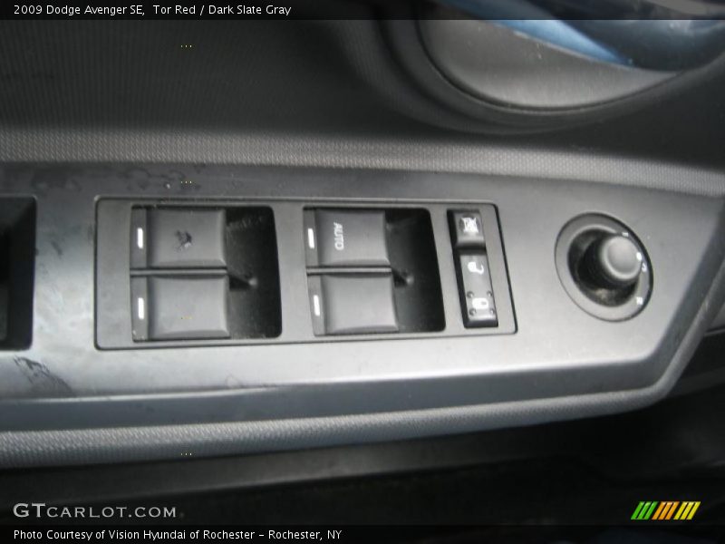 Tor Red / Dark Slate Gray 2009 Dodge Avenger SE