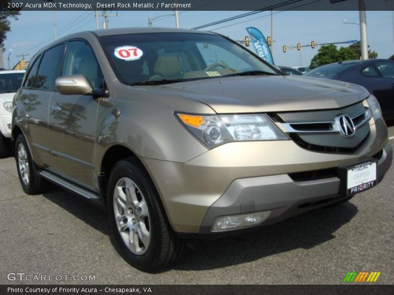 Desert Rock Metallic / Parchment 2007 Acura MDX Technology