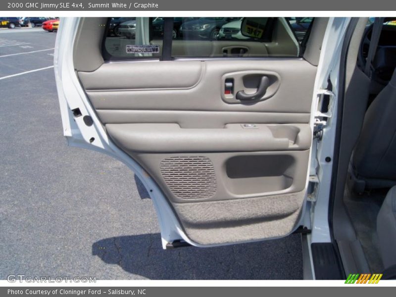 Summit White / Graphite 2000 GMC Jimmy SLE 4x4