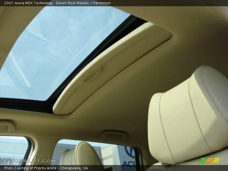 Desert Rock Metallic / Parchment 2007 Acura MDX Technology