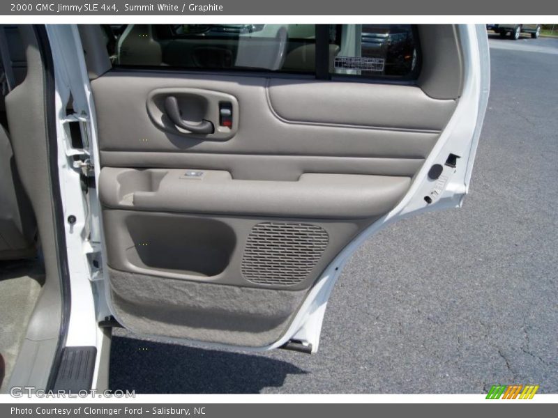 Summit White / Graphite 2000 GMC Jimmy SLE 4x4