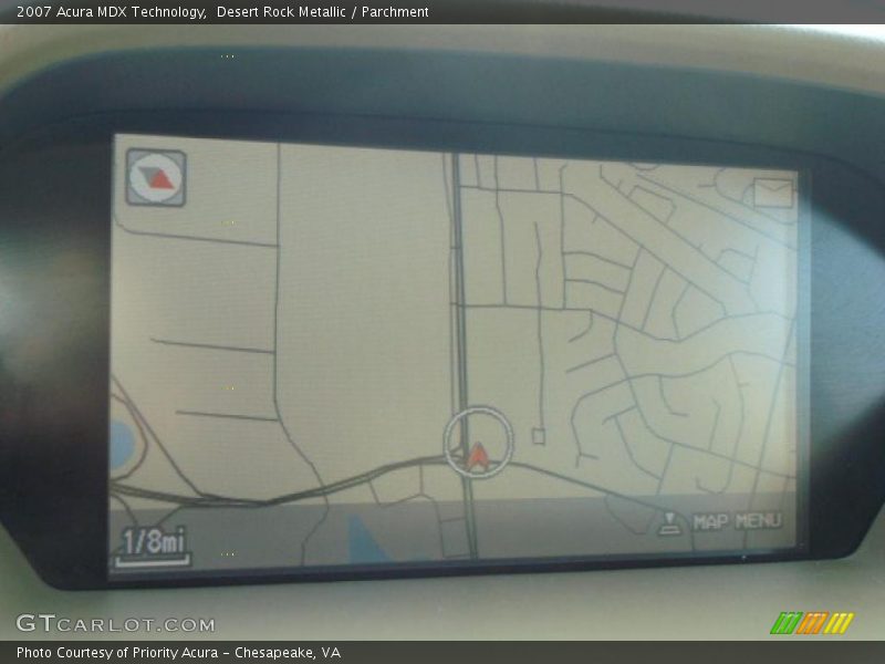 Desert Rock Metallic / Parchment 2007 Acura MDX Technology